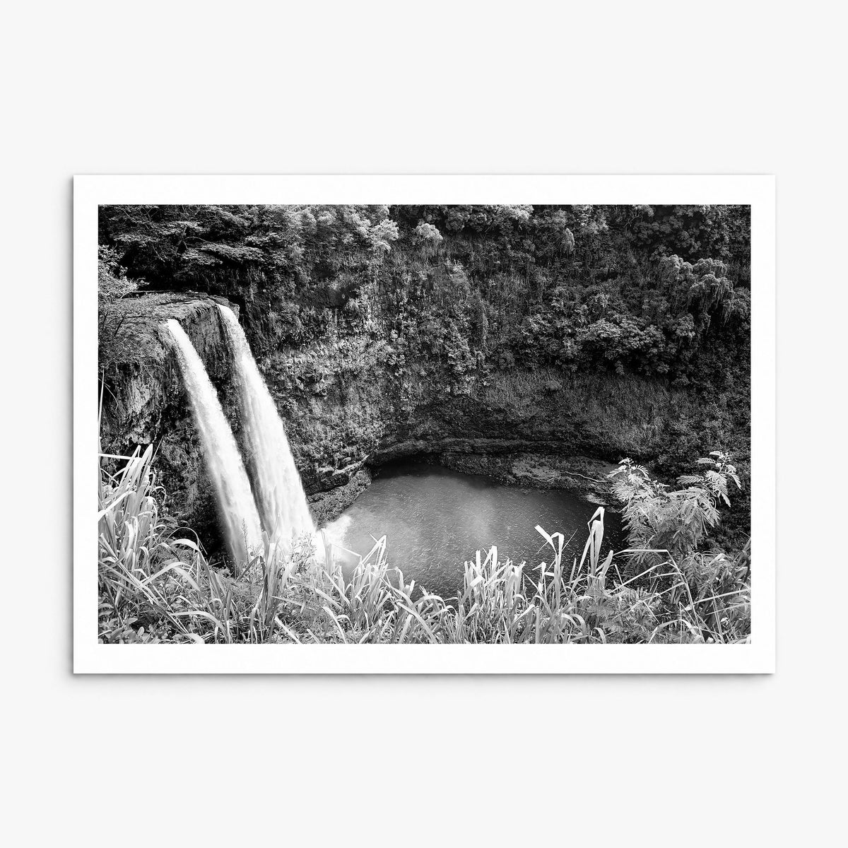 Kauai Photo Poster, print only (unframed), white border