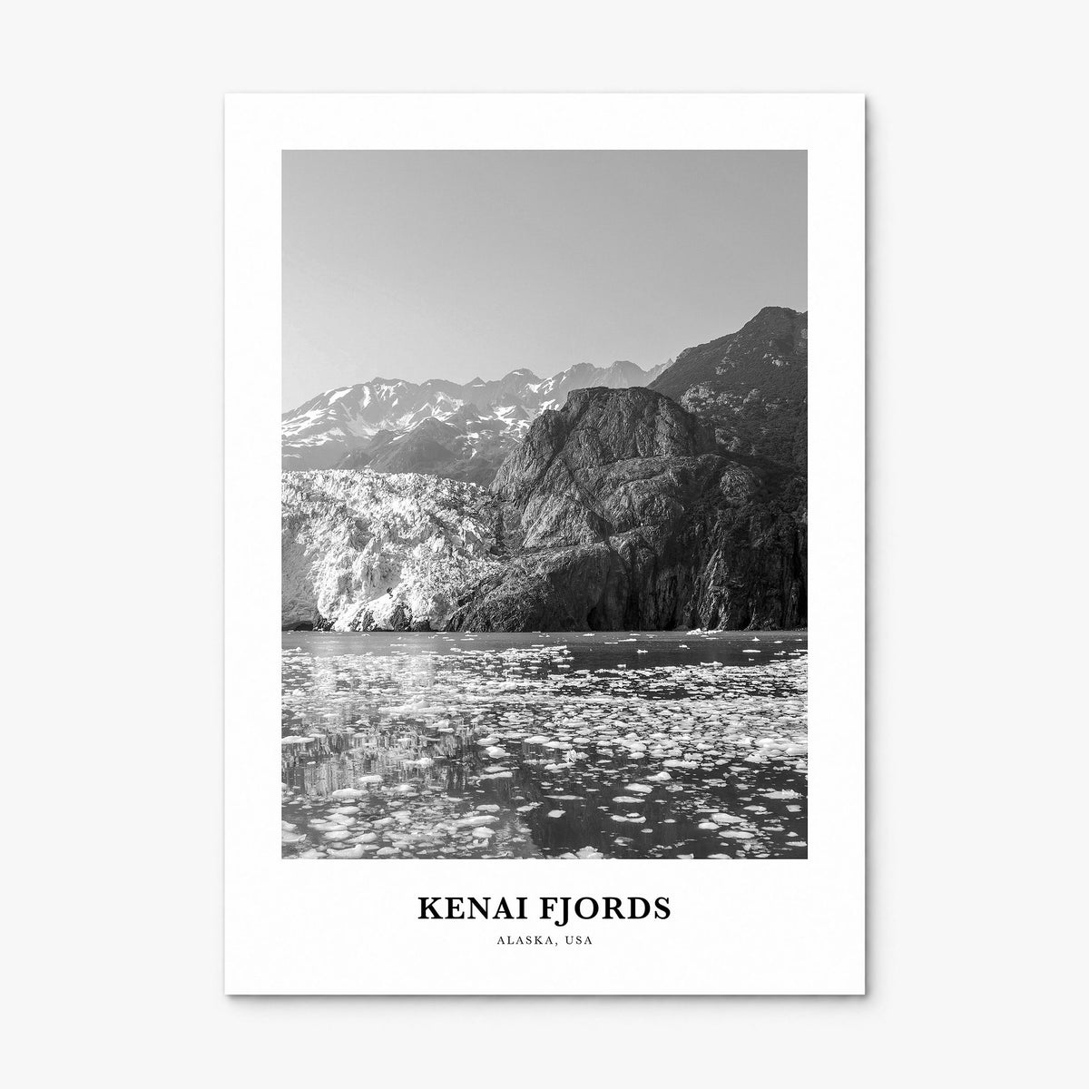 Kenai Fjords National Park Classic Poster, print only (unframed)