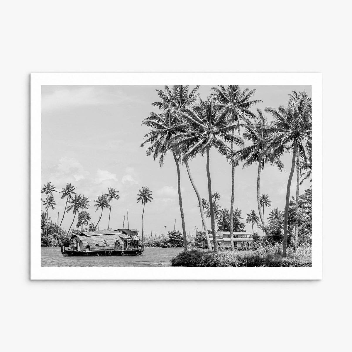 Kerala Photo Poster, print only (unframed), white border