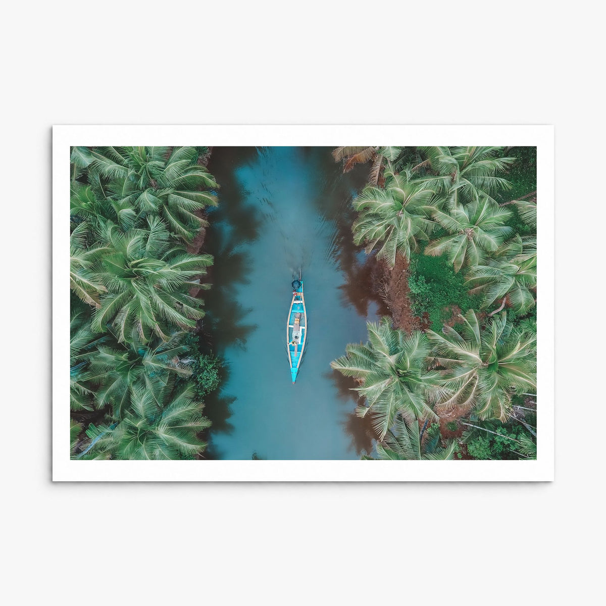 Kerala Photo Poster, print only (unframed), white border