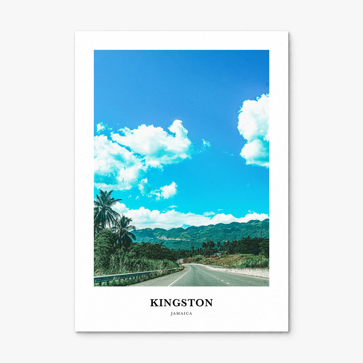 Kingston, Jamaica Classic Poster, print only (unframed)
