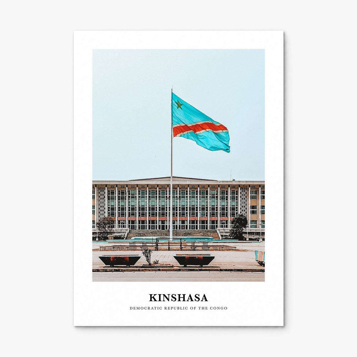 Kinshasa Classic Poster, print only (unframed)