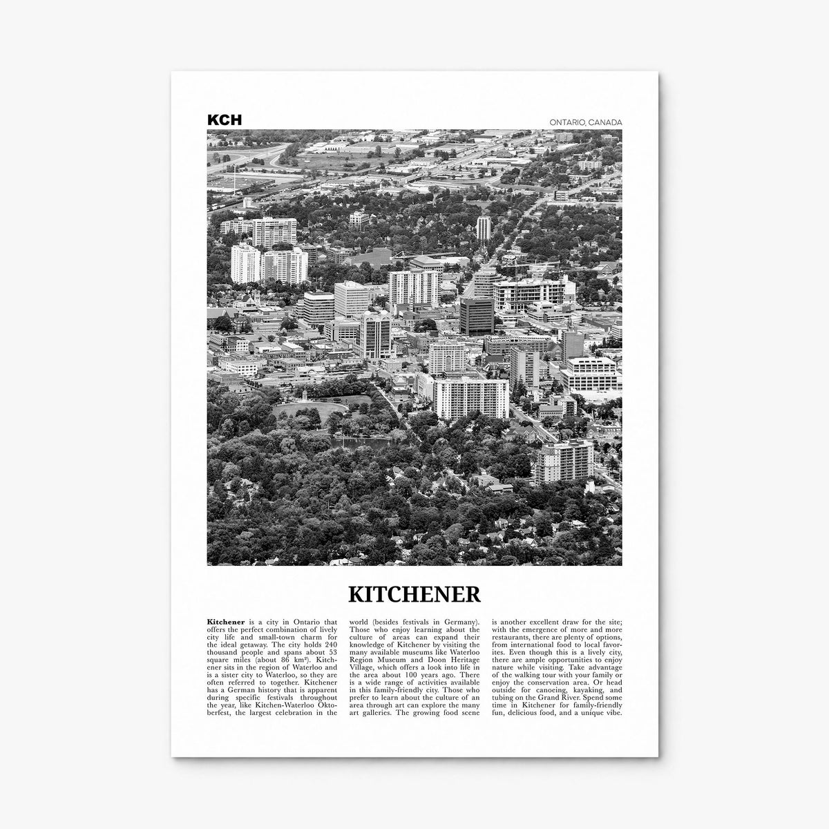 Kitchener Newspaper Poster, print only (unframed)