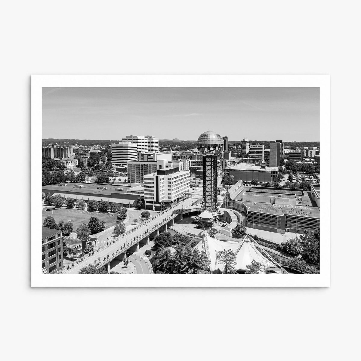 Knoxville Photo Poster, print only (unframed), white border