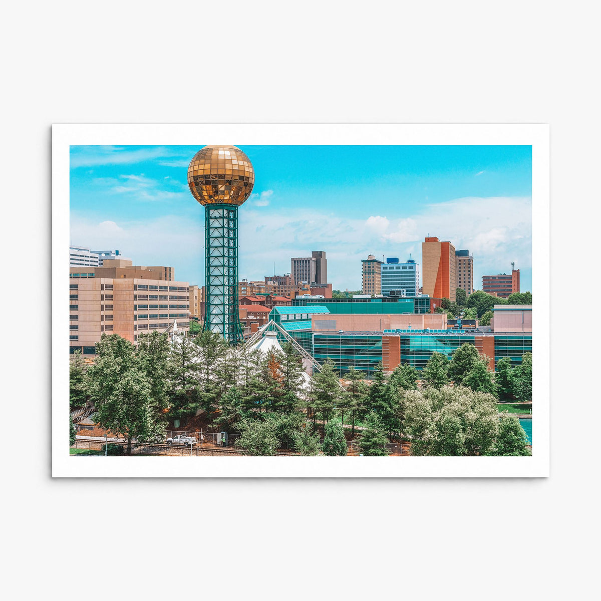 Knoxville Photo Poster, print only (unframed), white border