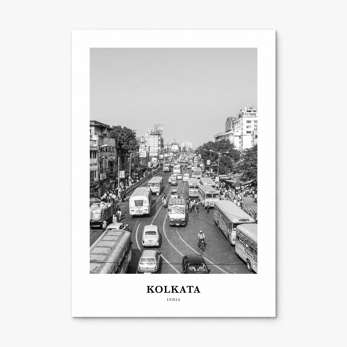 Kolkata Classic Poster, print only (unframed)