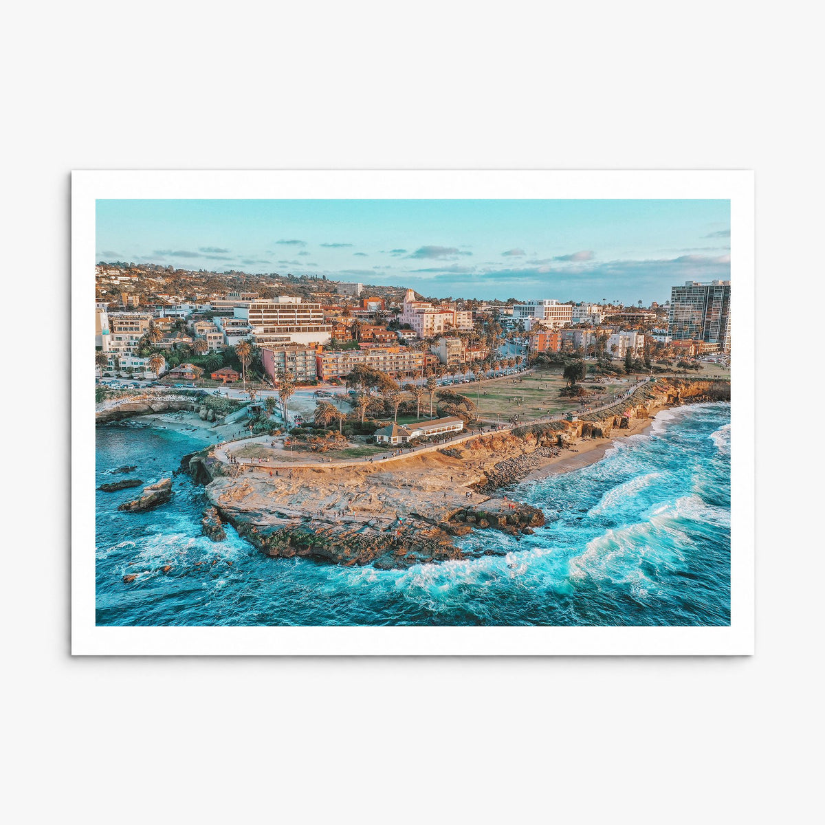 La Jolla Photo Poster, print only (unframed), white border