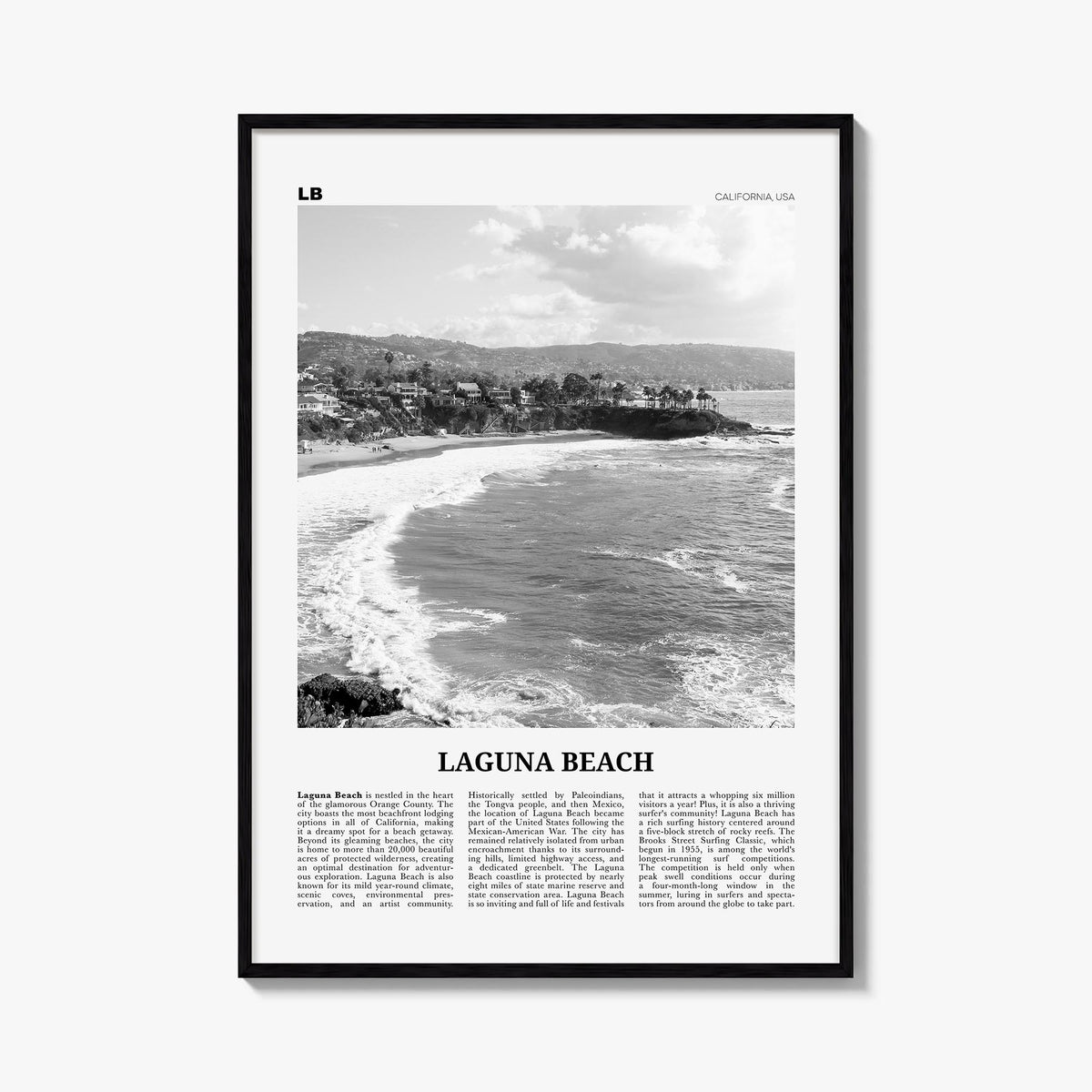 Laguna Beach Newspaper No 1 Poster