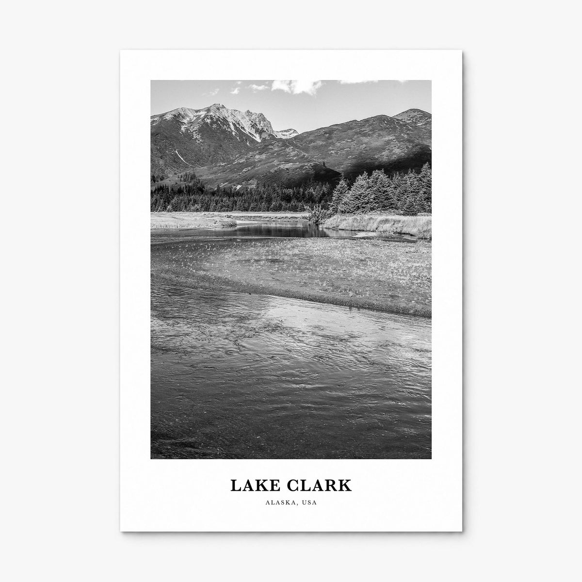 Lake Clark National Park Classic Poster, print only (unframed)