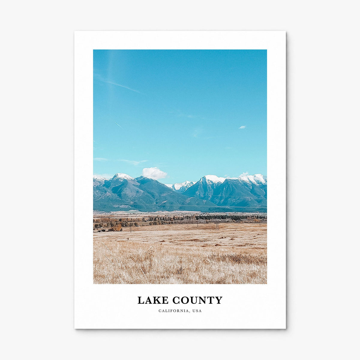 Lake County Classic Poster, print only (unframed)