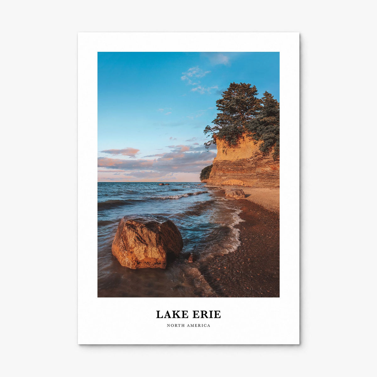 Lake Erie Classic Poster, print only (unframed)