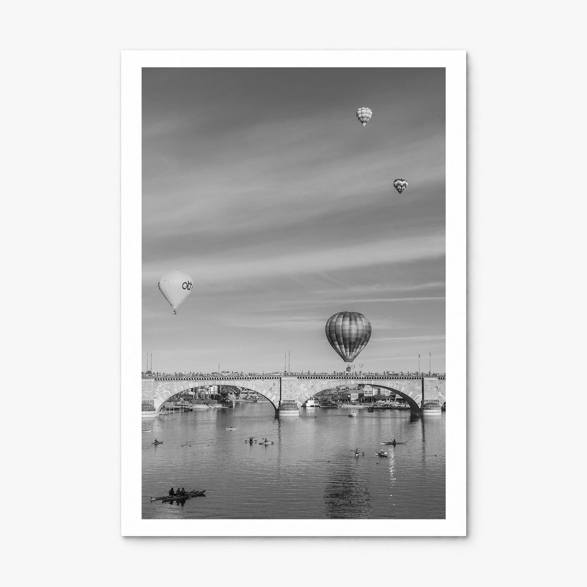 Lake Havasu City Photo Poster, print only (unframed), white border