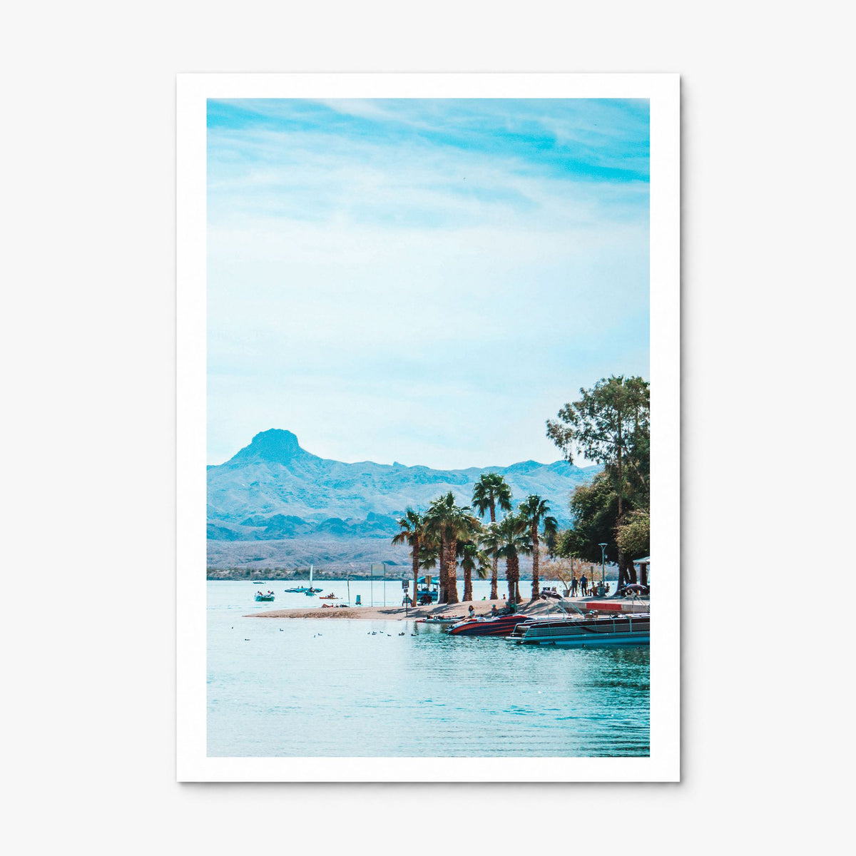 Lake Havasu City Photo Poster, print only (unframed), white border