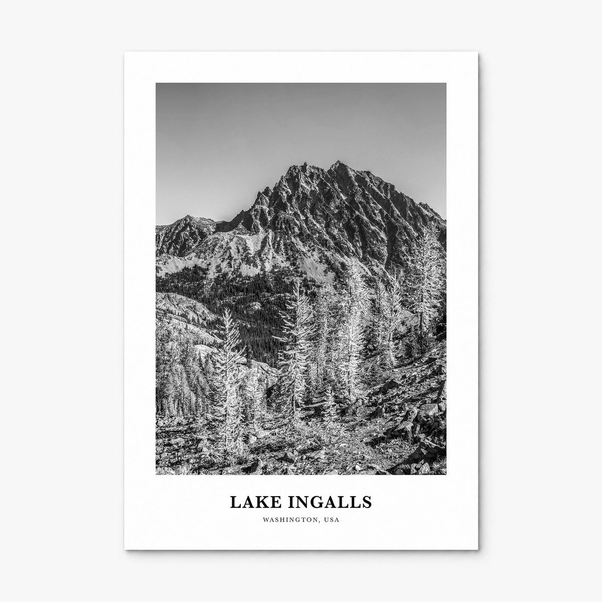 Lake Ingalls Classic Poster, print only (unframed)
