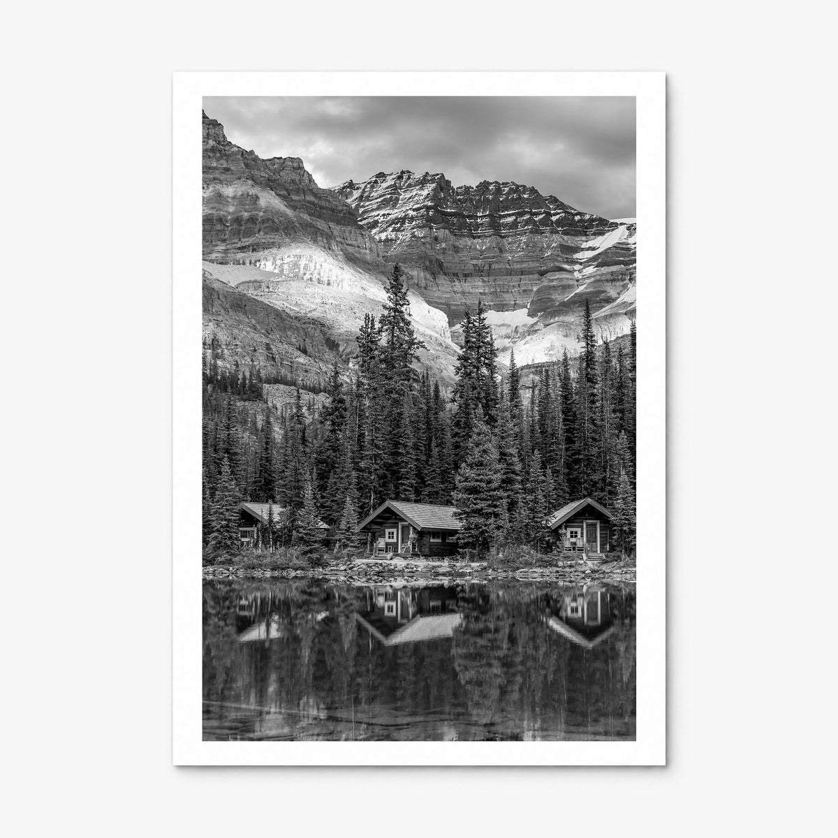 Lake O'Hara Photo Poster, print only (unframed), white border
