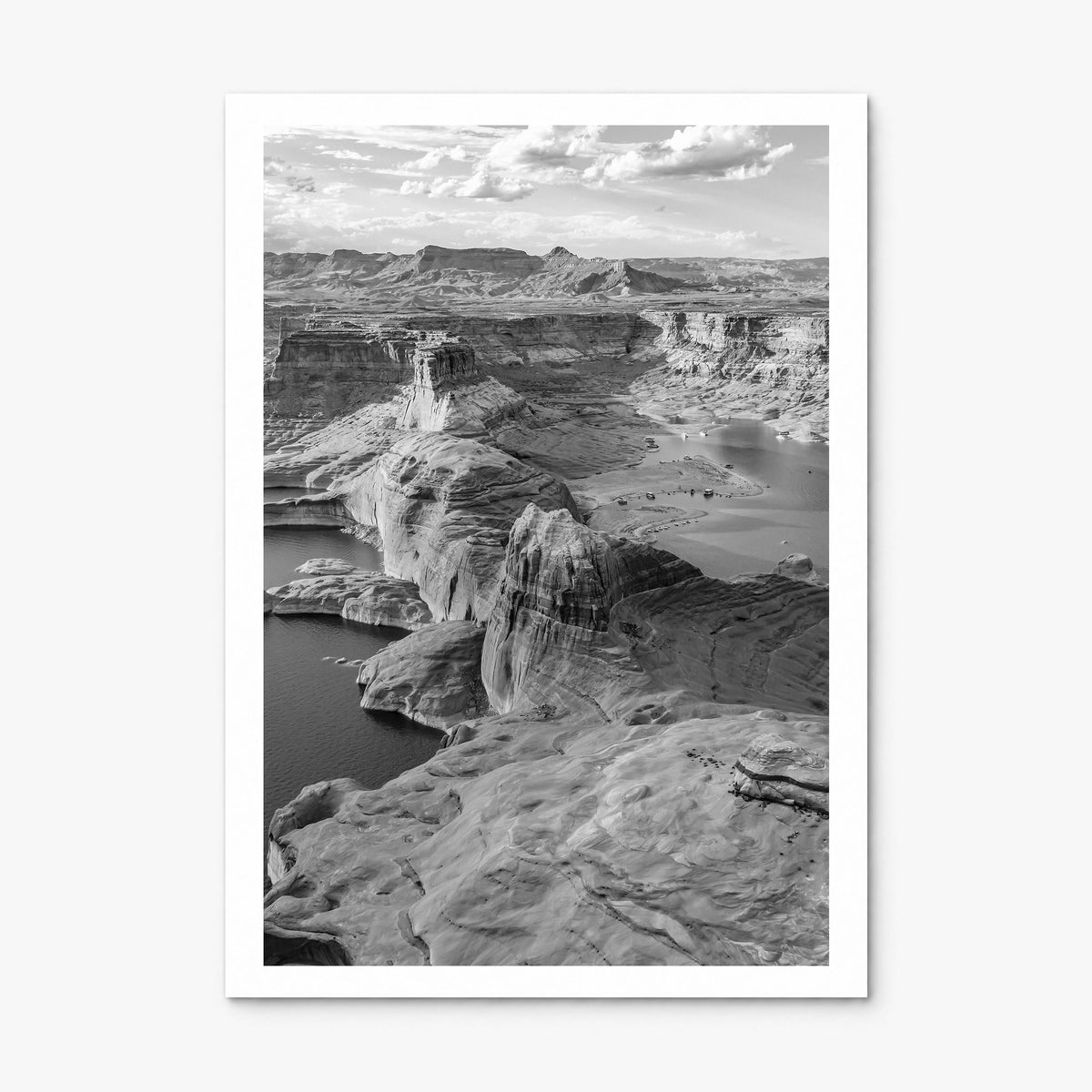 Lake Powell Photo Poster, print only (unframed), white border