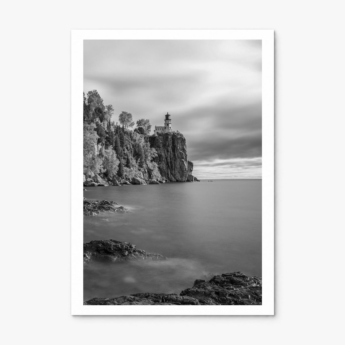 Lake Superior Photo Poster, print only (unframed), white border
