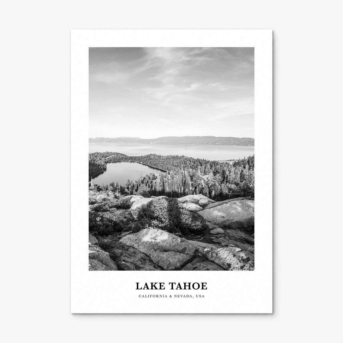 Lake Tahoe Classic No 1 Poster, print only (unframed)