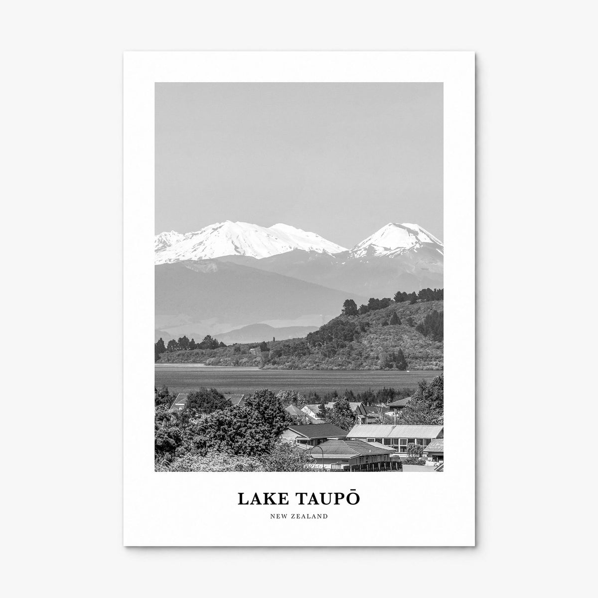 Lake Taupō Classic Poster, print only (unframed)