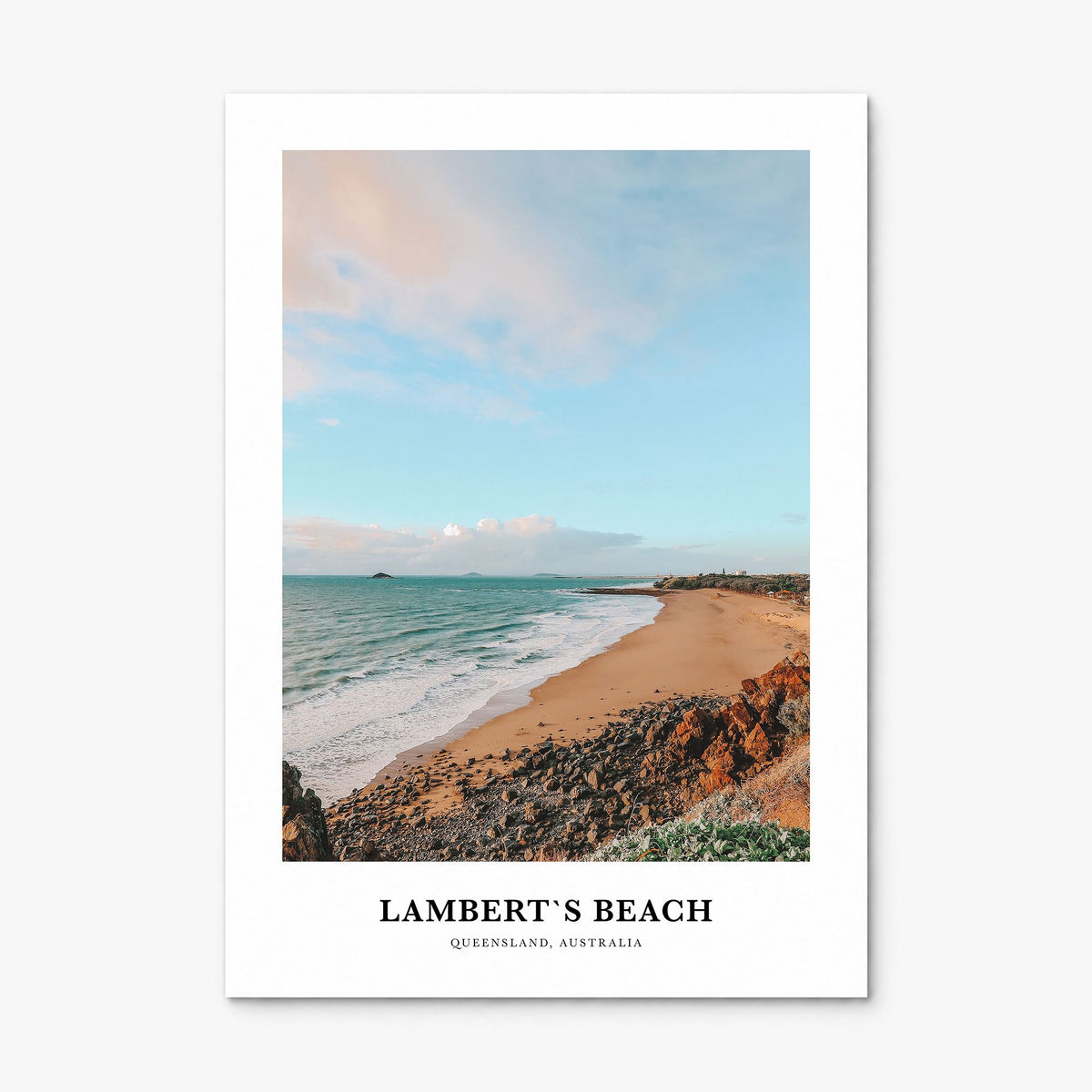 Lamberts Beach Classic Poster, print only (unframed)