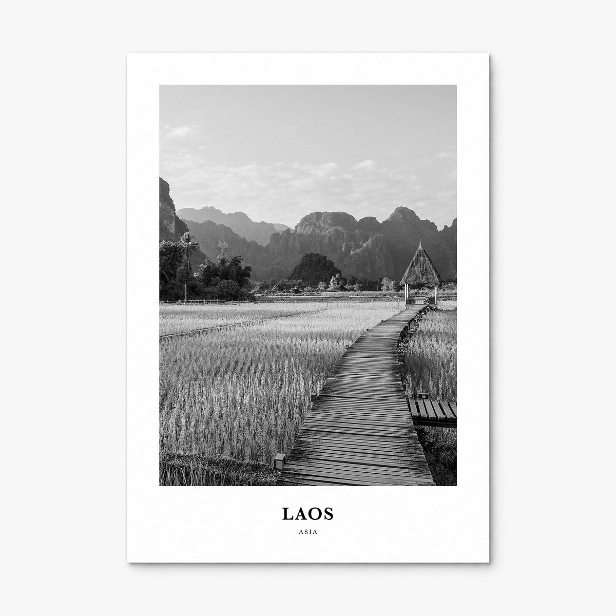 Laos Classic No 1 Poster, print only (unframed)