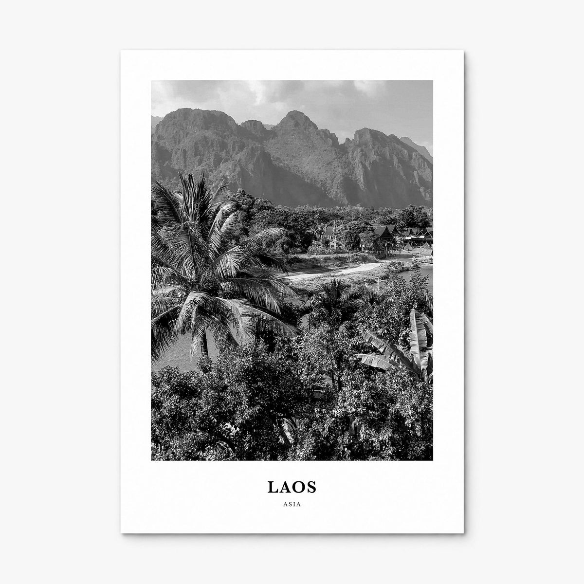 Laos Classic No 3 Poster, print only (unframed)