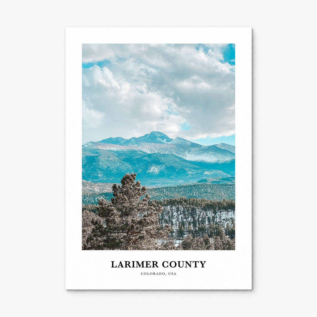 Larimer County Classic Poster, print only (unframed)