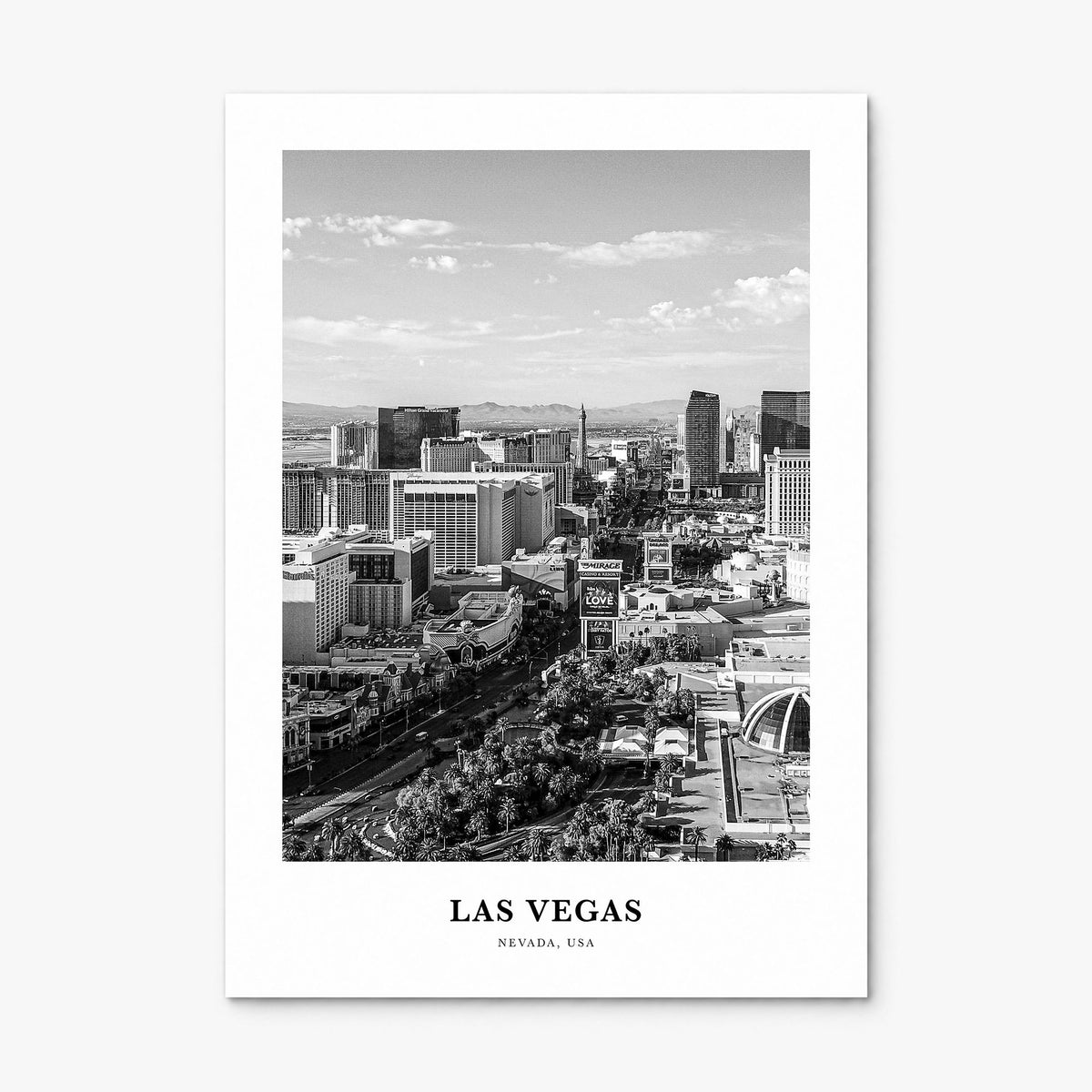 Las Vegas Classic No 2 Poster, print only (unframed)