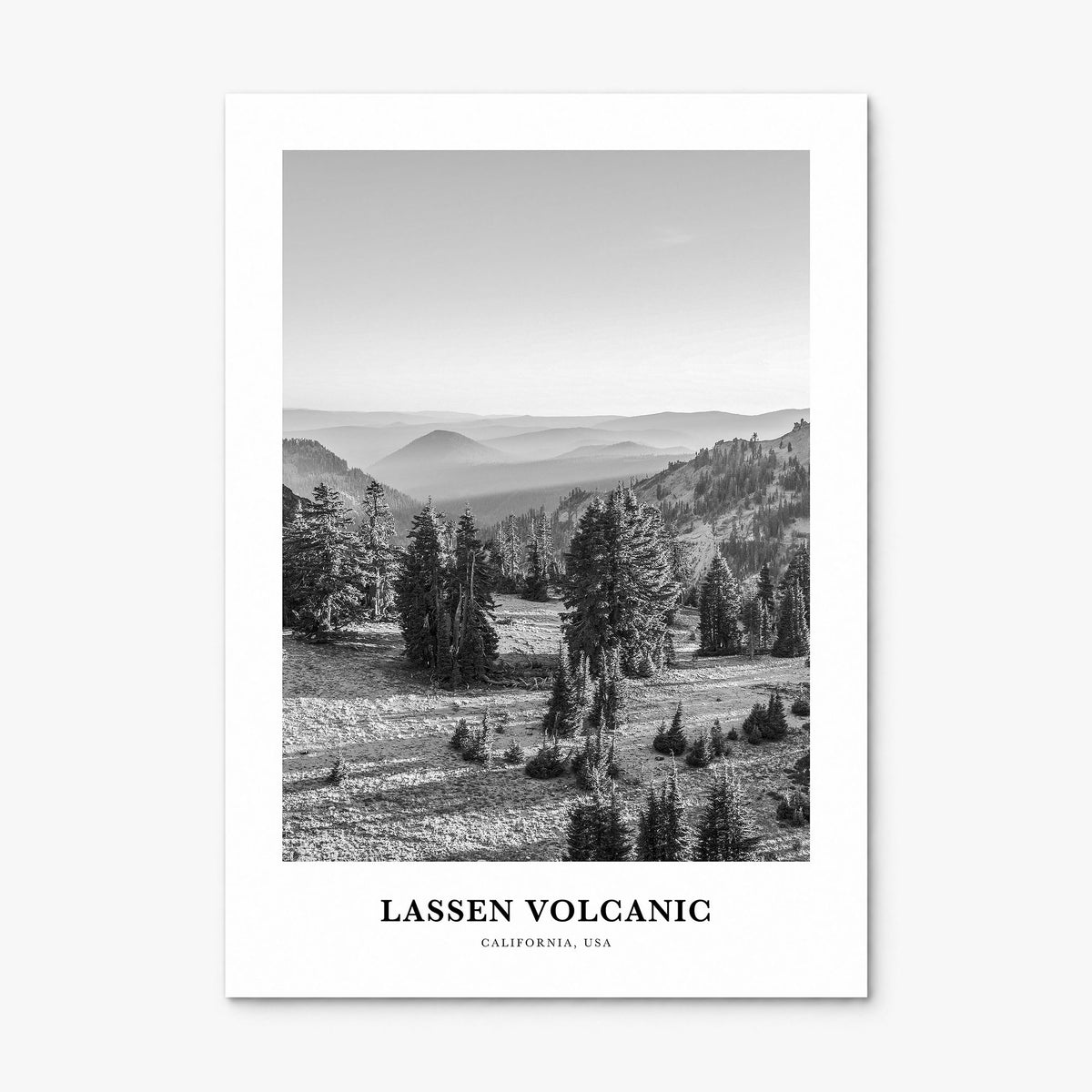 Lassen Volcanic National Park Classic Poster, print only (unframed)