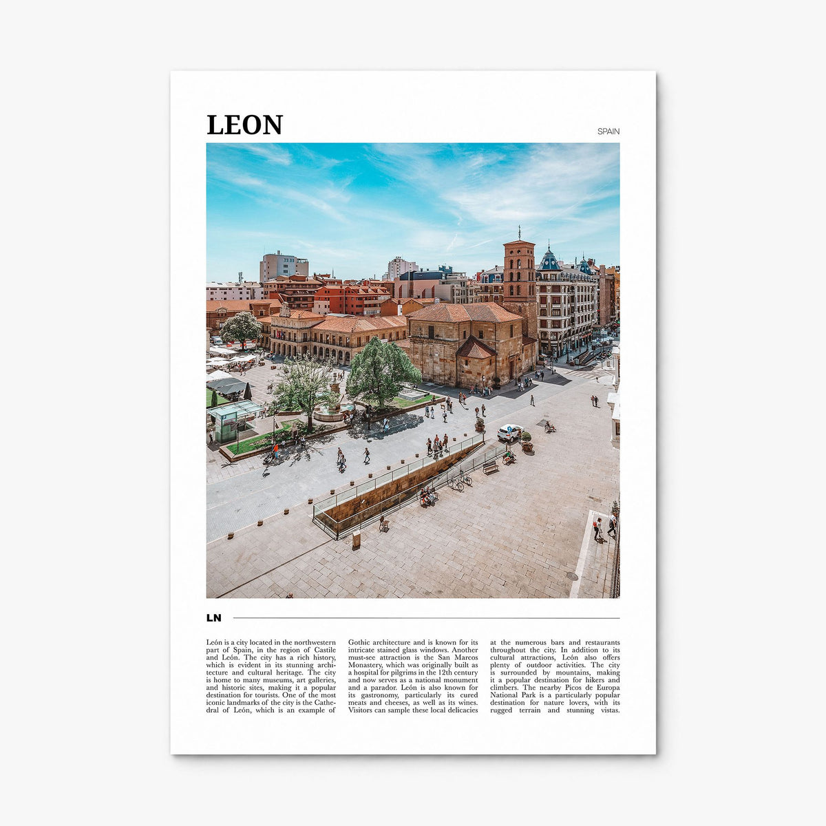 León Travel No 1 Poster, print only (unframed)