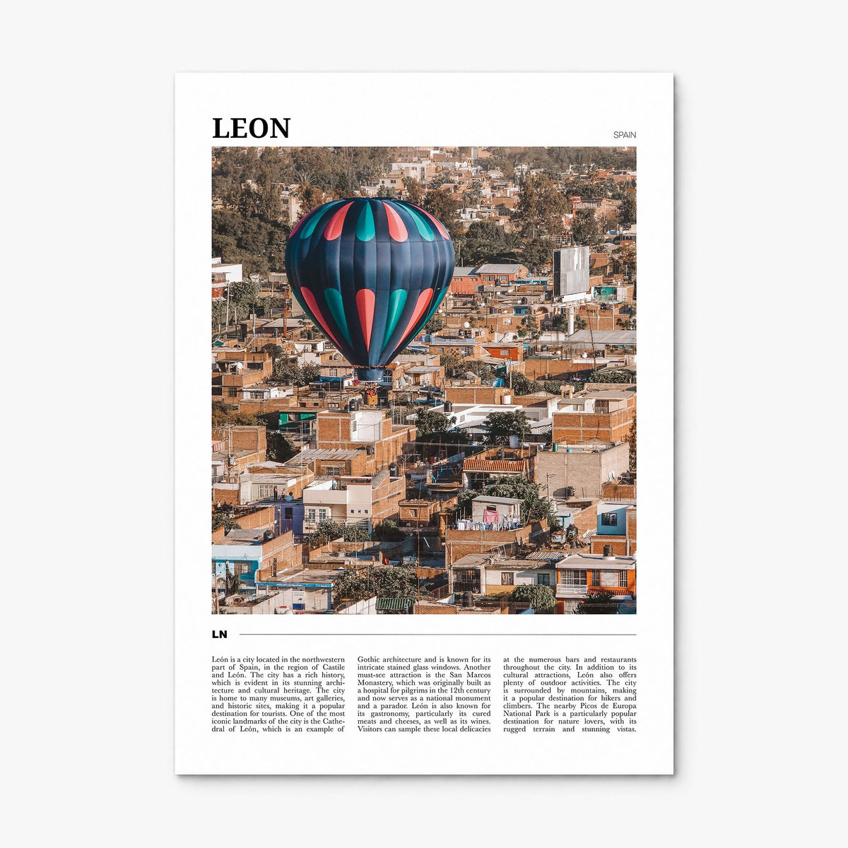 León Travel No 2 Poster, print only (unframed)