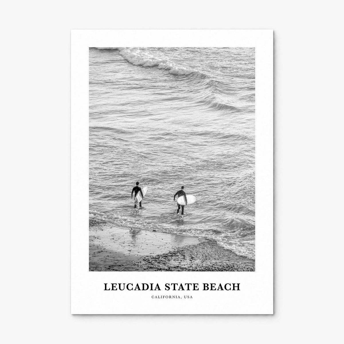 Leucadia State Beach Classic Poster, print only (unframed)