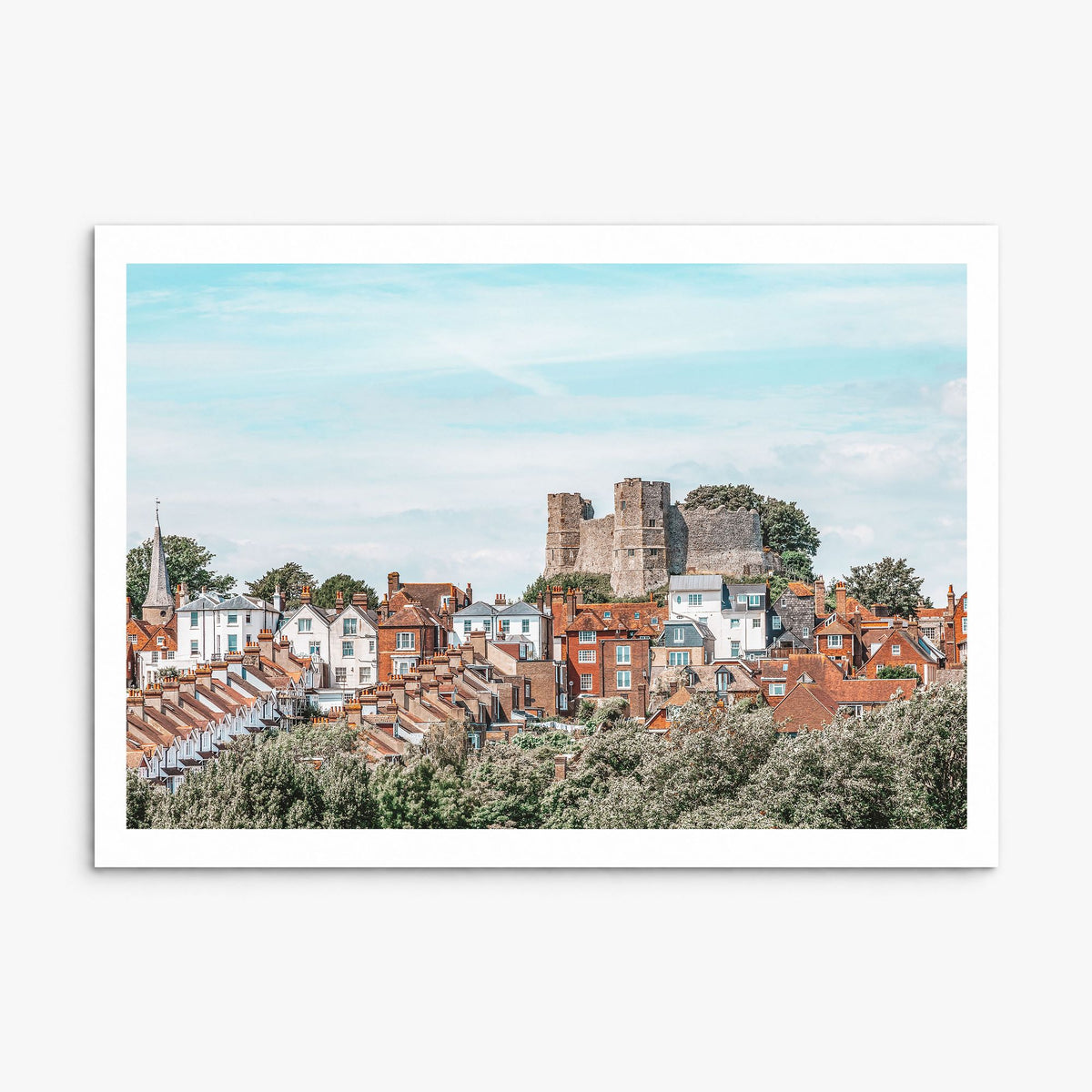 Lewes Photo Poster, print only (unframed), white border