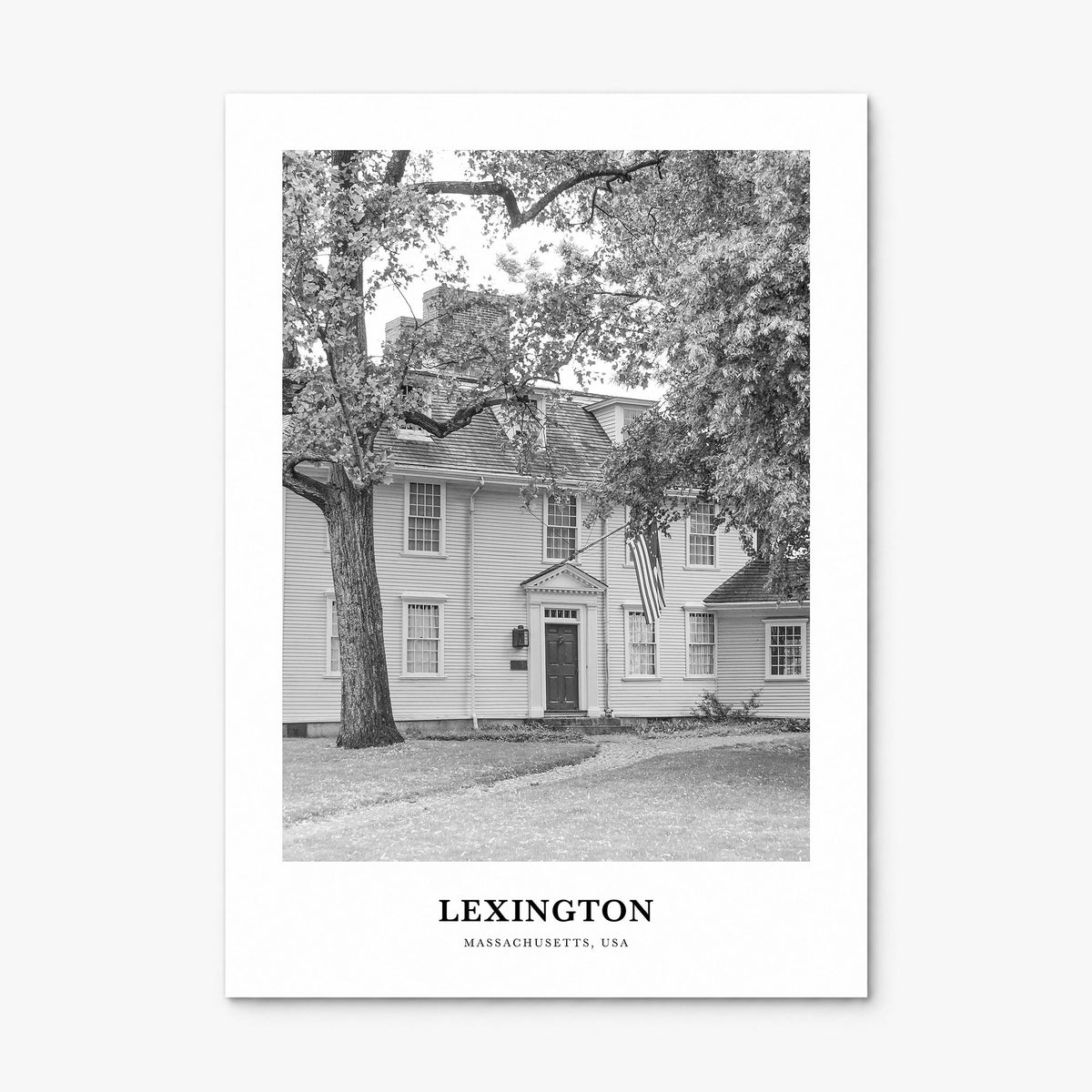 Lexington, Massachusetts Classic Poster, print only (unframed)