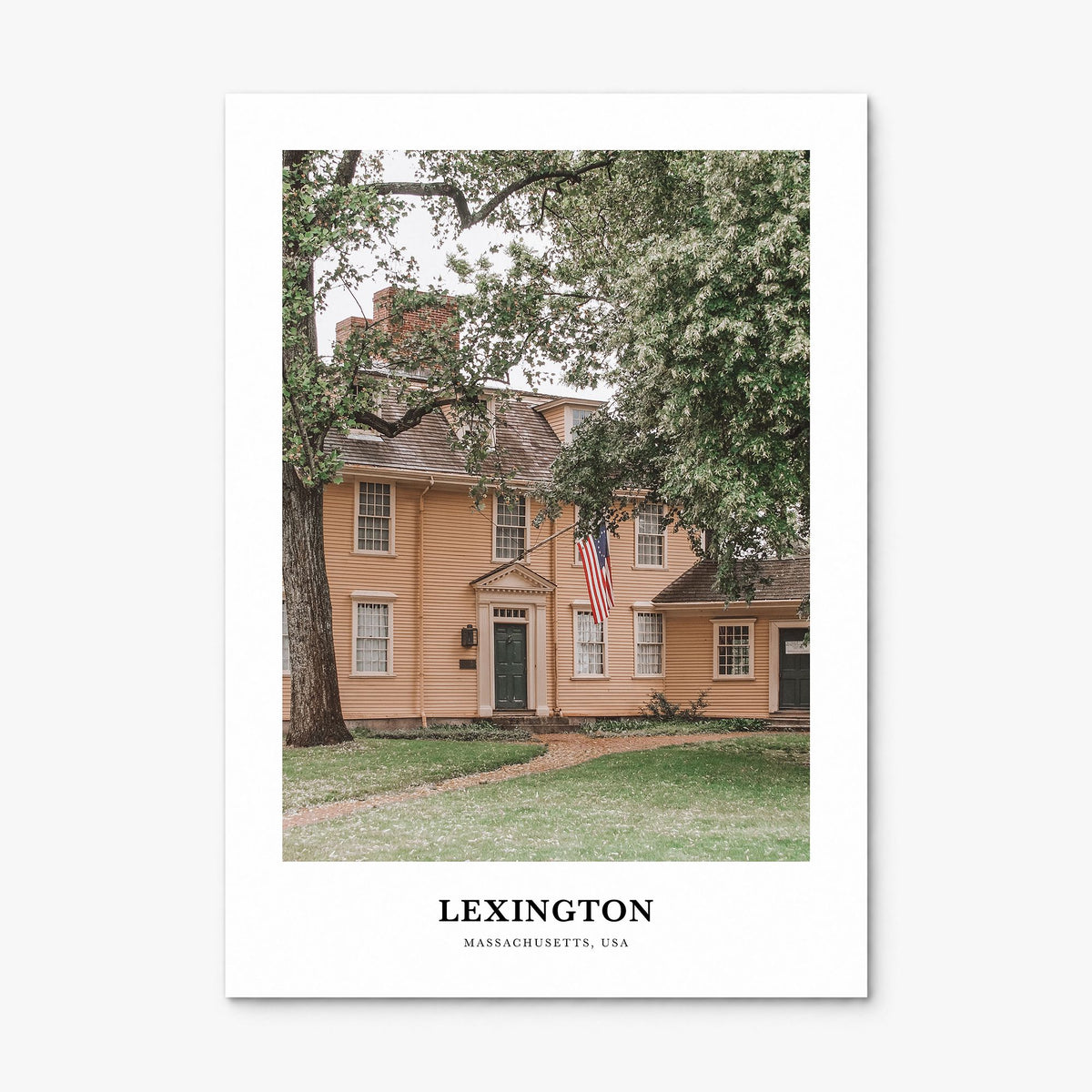 Lexington, Massachusetts Classic Poster, print only (unframed)