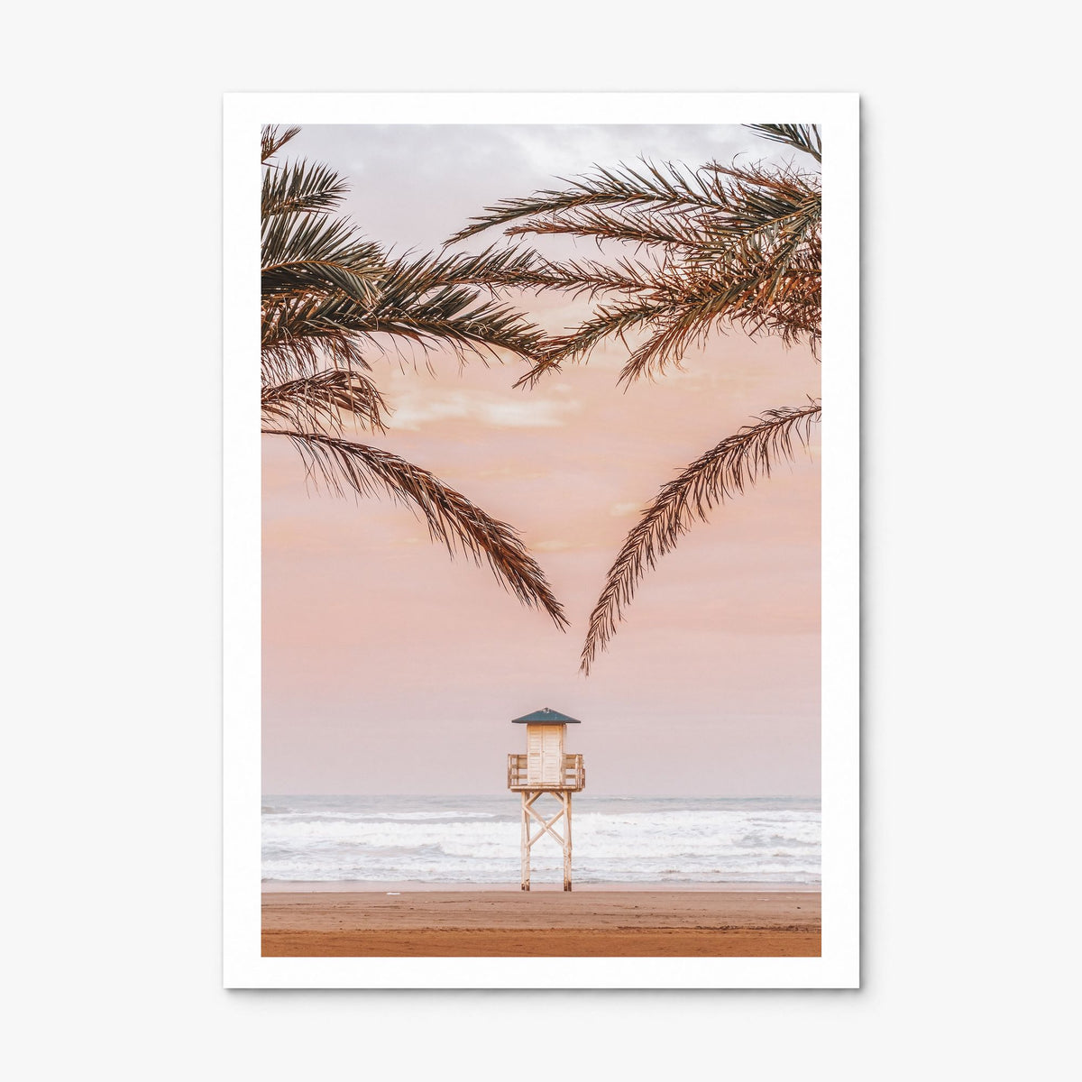 Lifeguard Stand Photo No 3 Poster, print only (unframed), white border