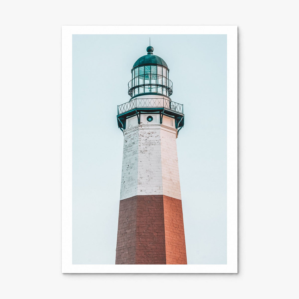 Lighthouse Photo No 5 Poster, print only (unframed), white border