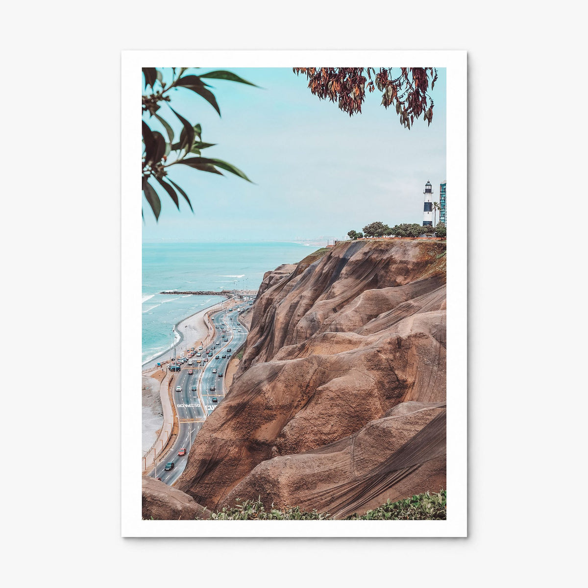 Lima Photo Poster, print only (unframed), white border