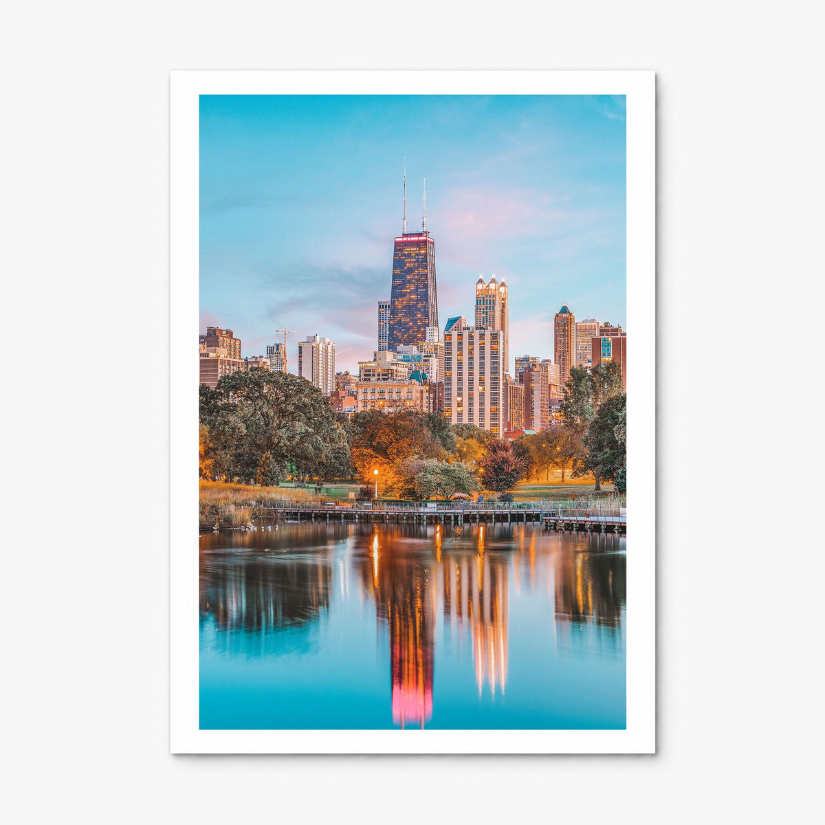 Lincoln Park Photo No 1 Poster, print only (unframed), white border
