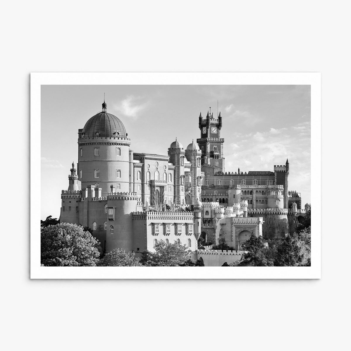 Lisbon Photo Poster, print only (unframed), white border