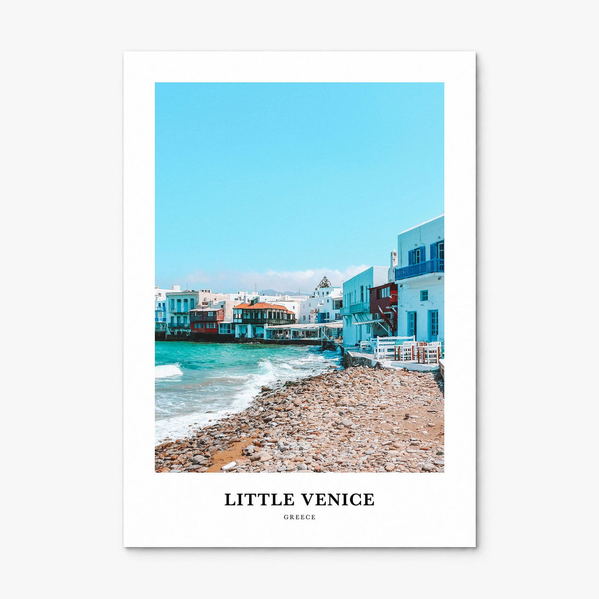 Little Venice, Mykonos Classic Poster, print only (unframed)