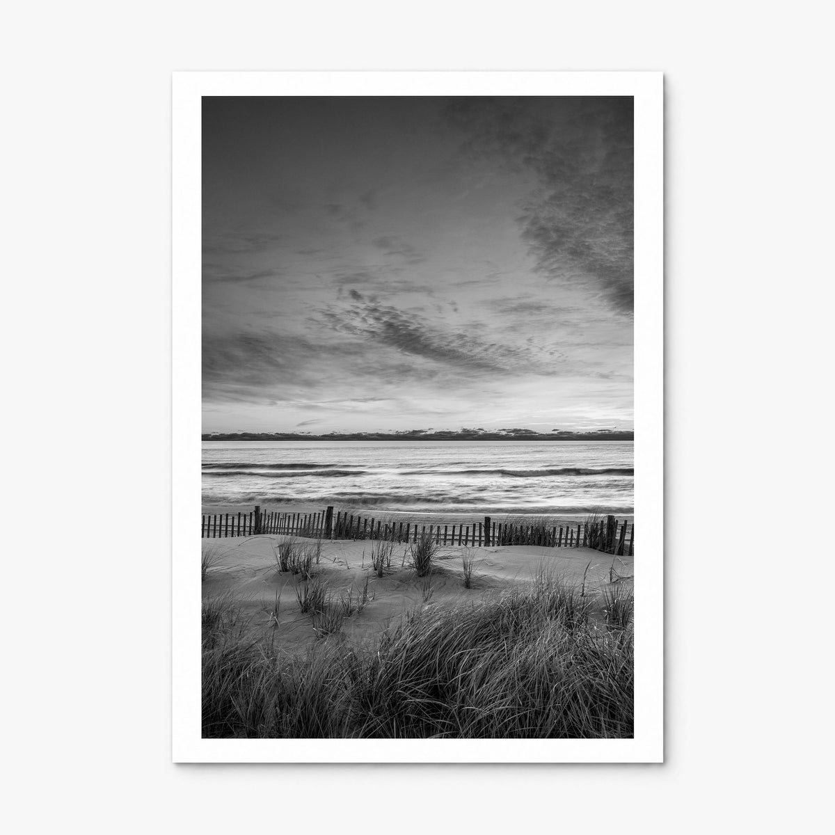 Long Beach Photo No 2 Poster, print only (unframed), white border