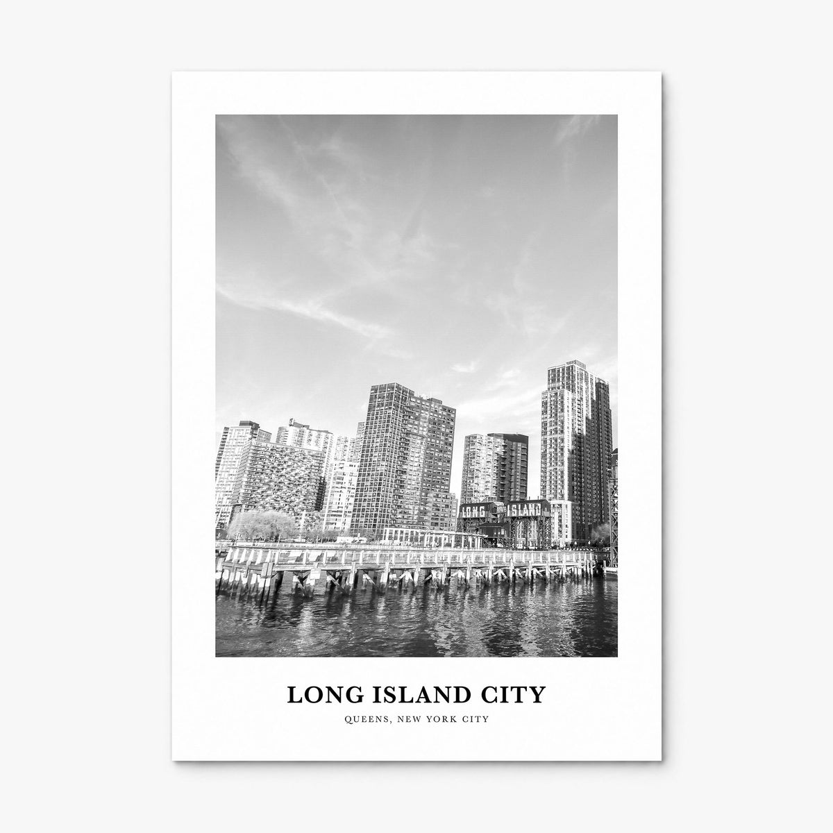 Long Island City Classic Poster, print only (unframed)