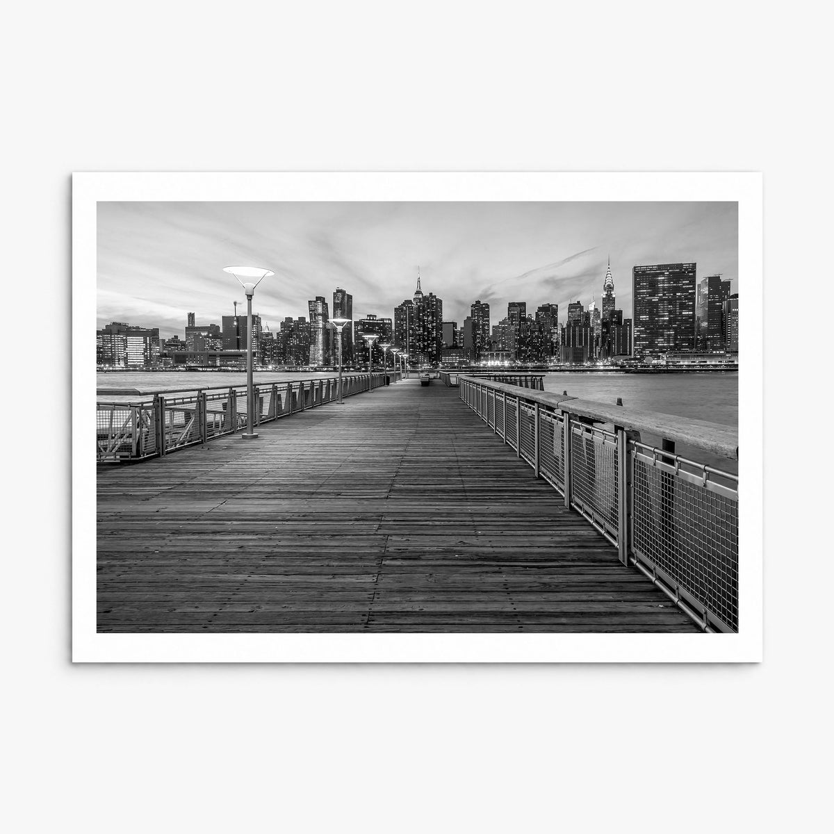 Long Island Photo Poster, print only (unframed), white border