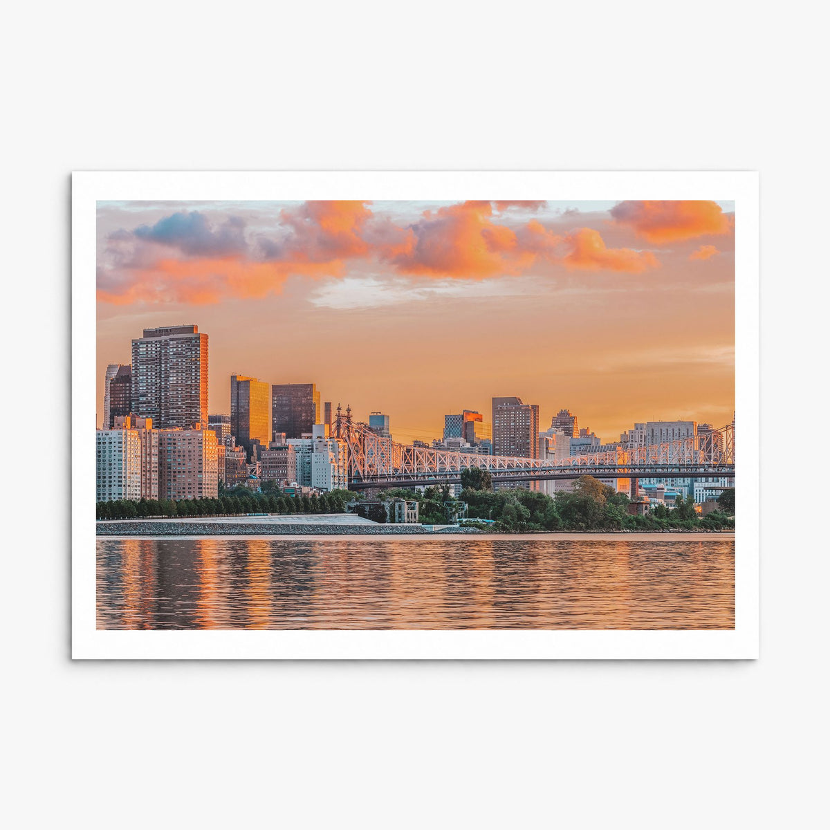 Long Island Photo Poster, print only (unframed), white border