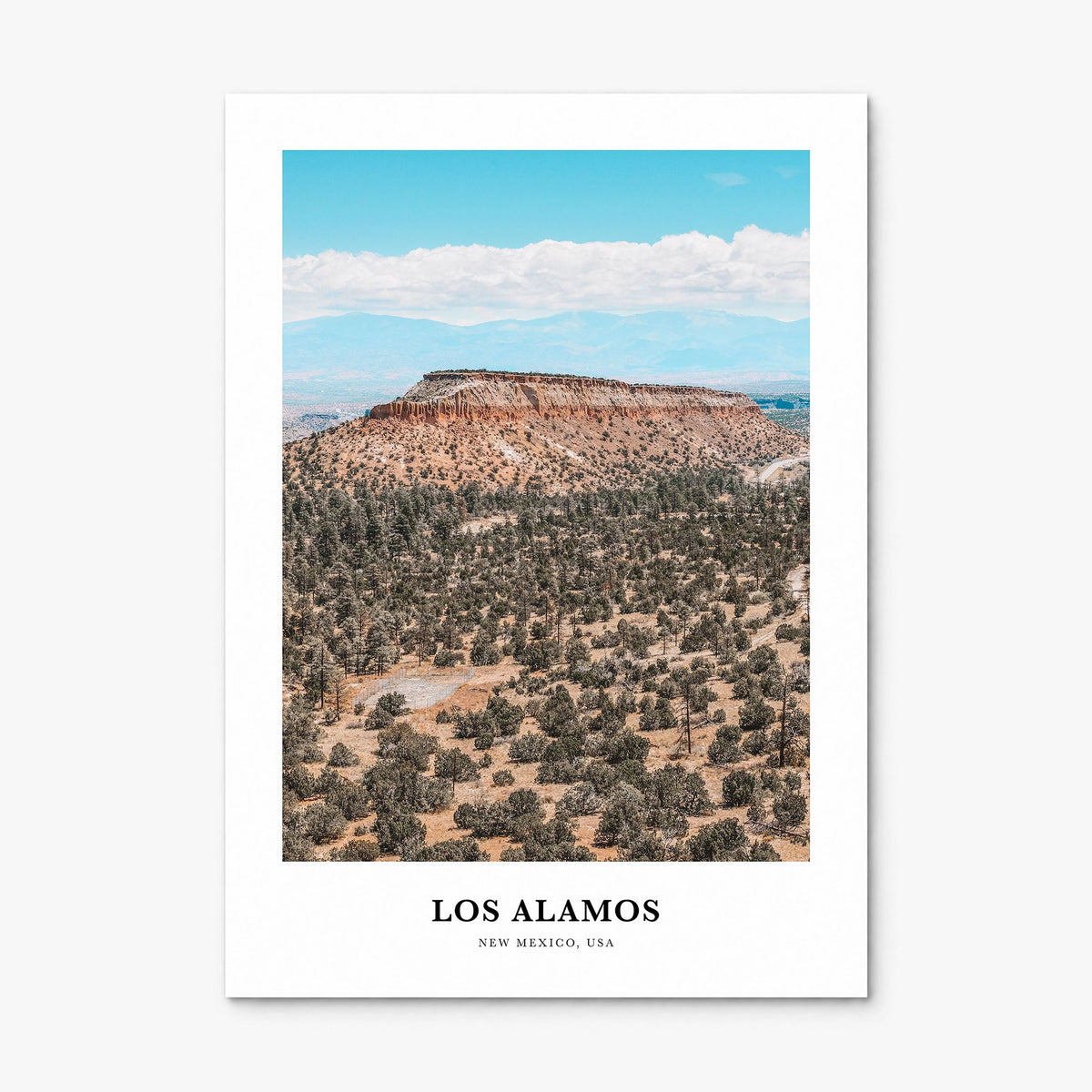 Los Alamos Classic Poster, print only (unframed)
