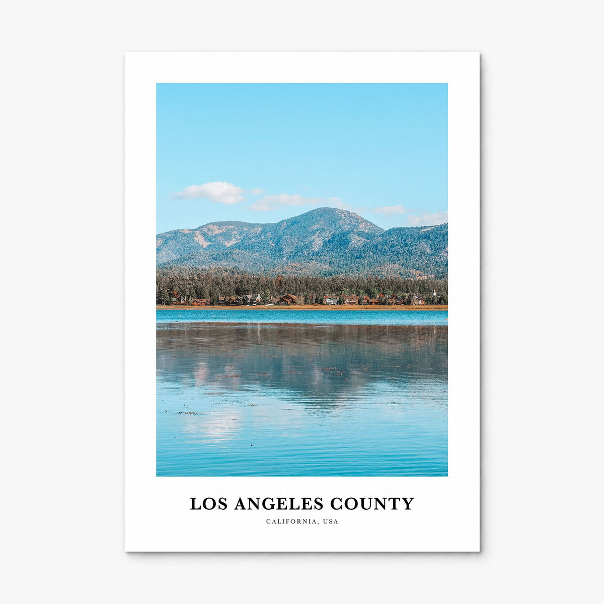 Los Angeles County Classic Poster, print only (unframed)
