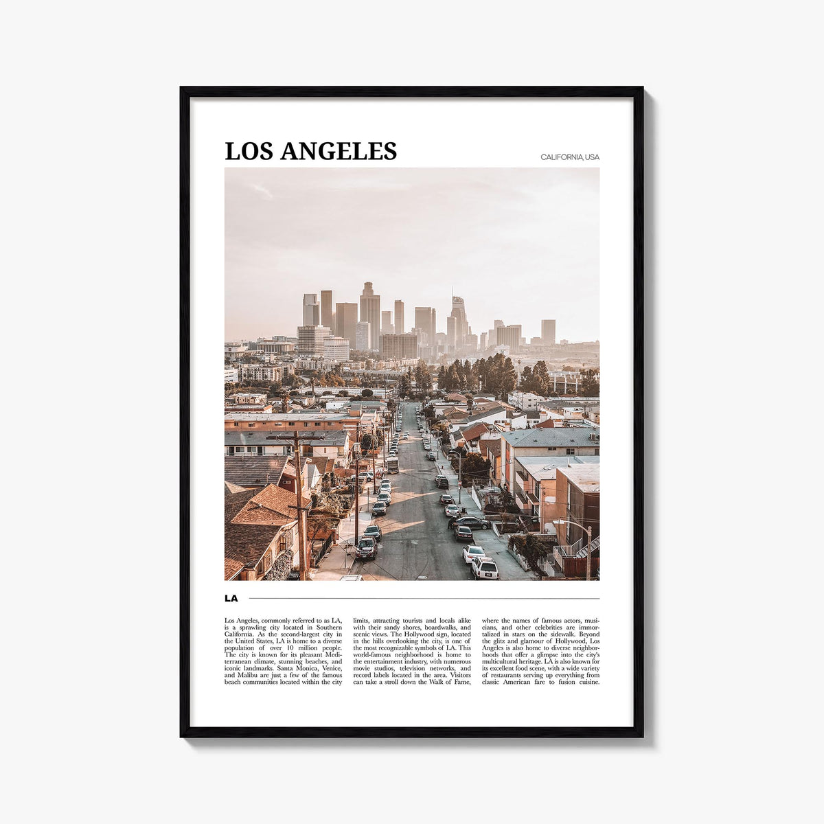 Los Angeles Travel No 2 Poster