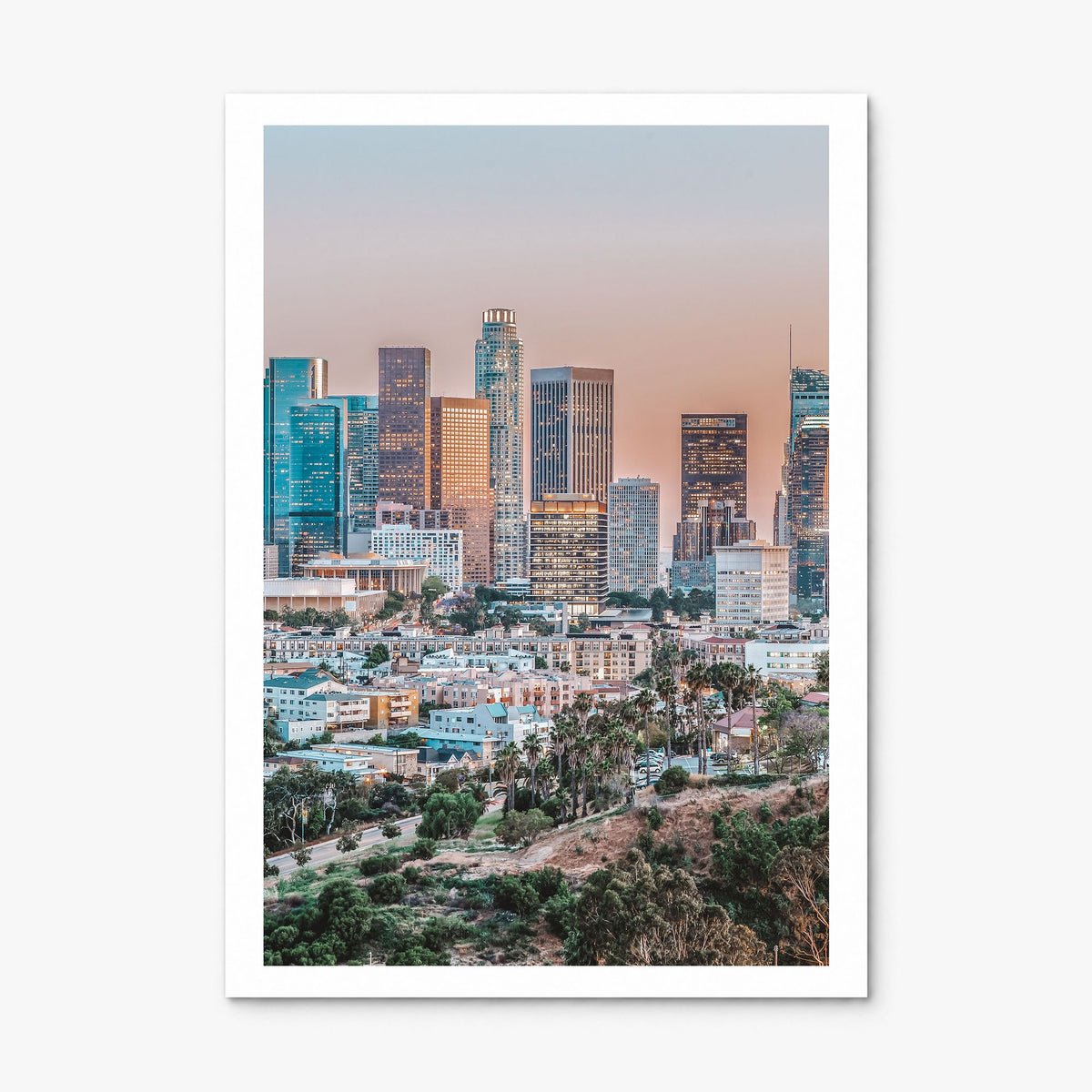 Los Angeles Photo No 5 Poster, print only (unframed), white border