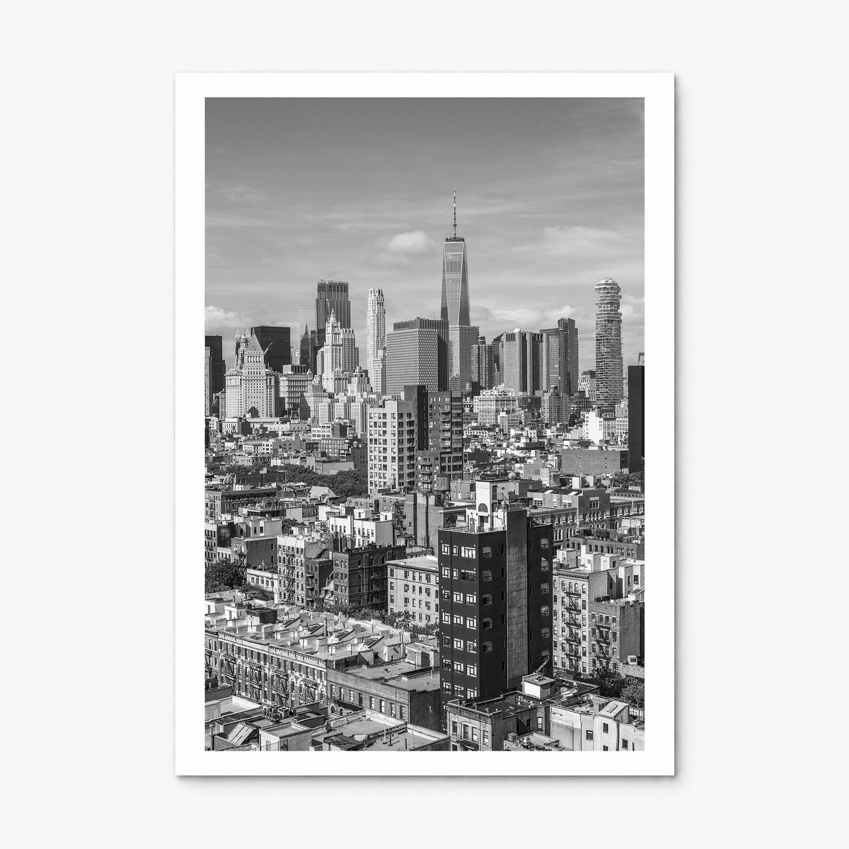Lower East Side Photo Poster, print only (unframed), white border